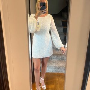 BHLDN Forever That Girl Dress Beaded/Pearl/Sequin Reception Dress